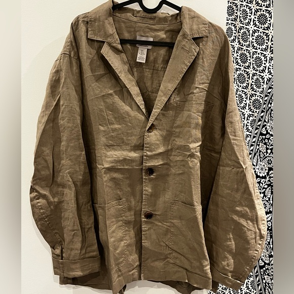 H&M Linen Over-shirt - Picture 1 of 2